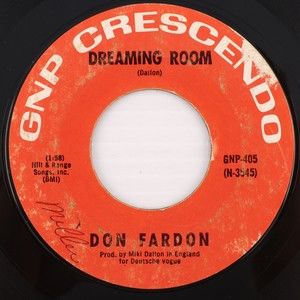 Don Fardon (The Lament Of The Cherokee) Indian Reservation/ Dreaming Room 45 rpm